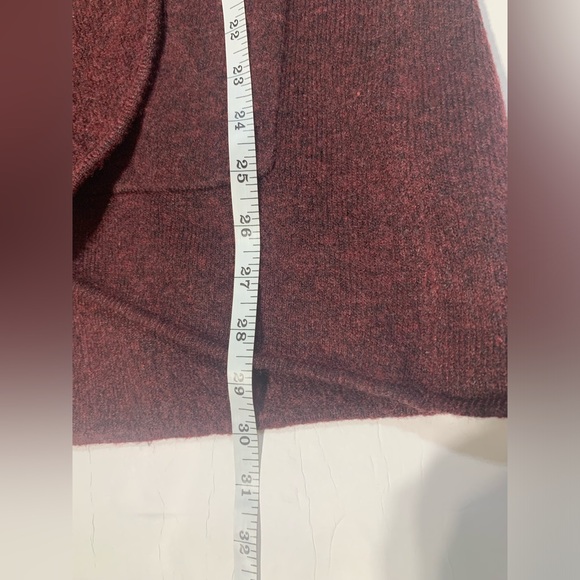 Loft burgundy cardigan sweater - Picture 7 of 8